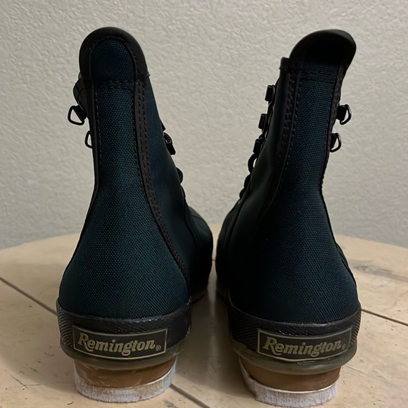 9M Mens Wading Boots Fishing Boots Waterproof Rubber Sole Angling - Picture 5 of 9